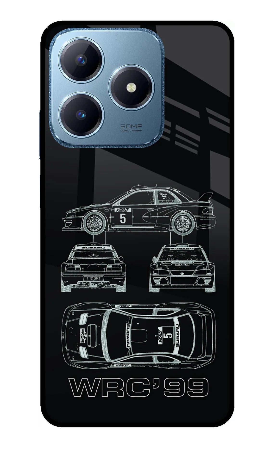WRC'99 Realme C63 Glass Case