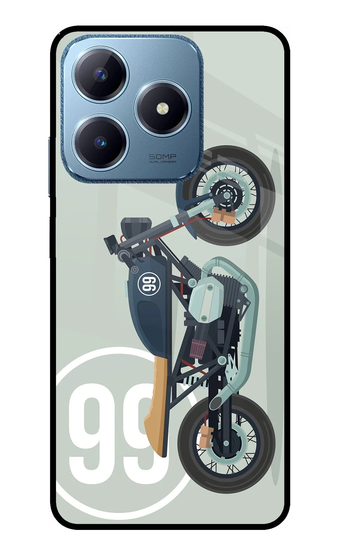 Classic Cafe Racer 99 Realme C63 Back Cover