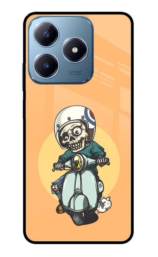 Undead Biker Realme C63 Glass Case
