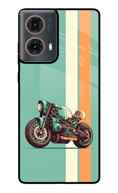 Striped Moto Drift Motorola G85 Back Cover