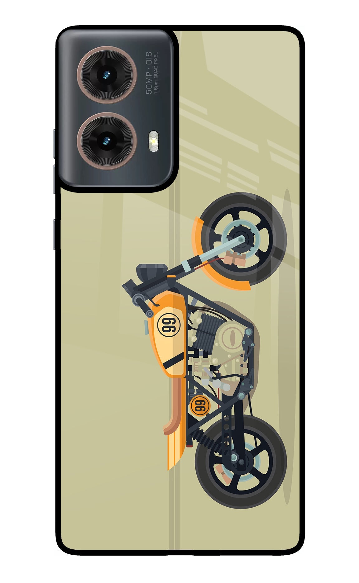 Vertical Speedster Motorola G85 Back Cover