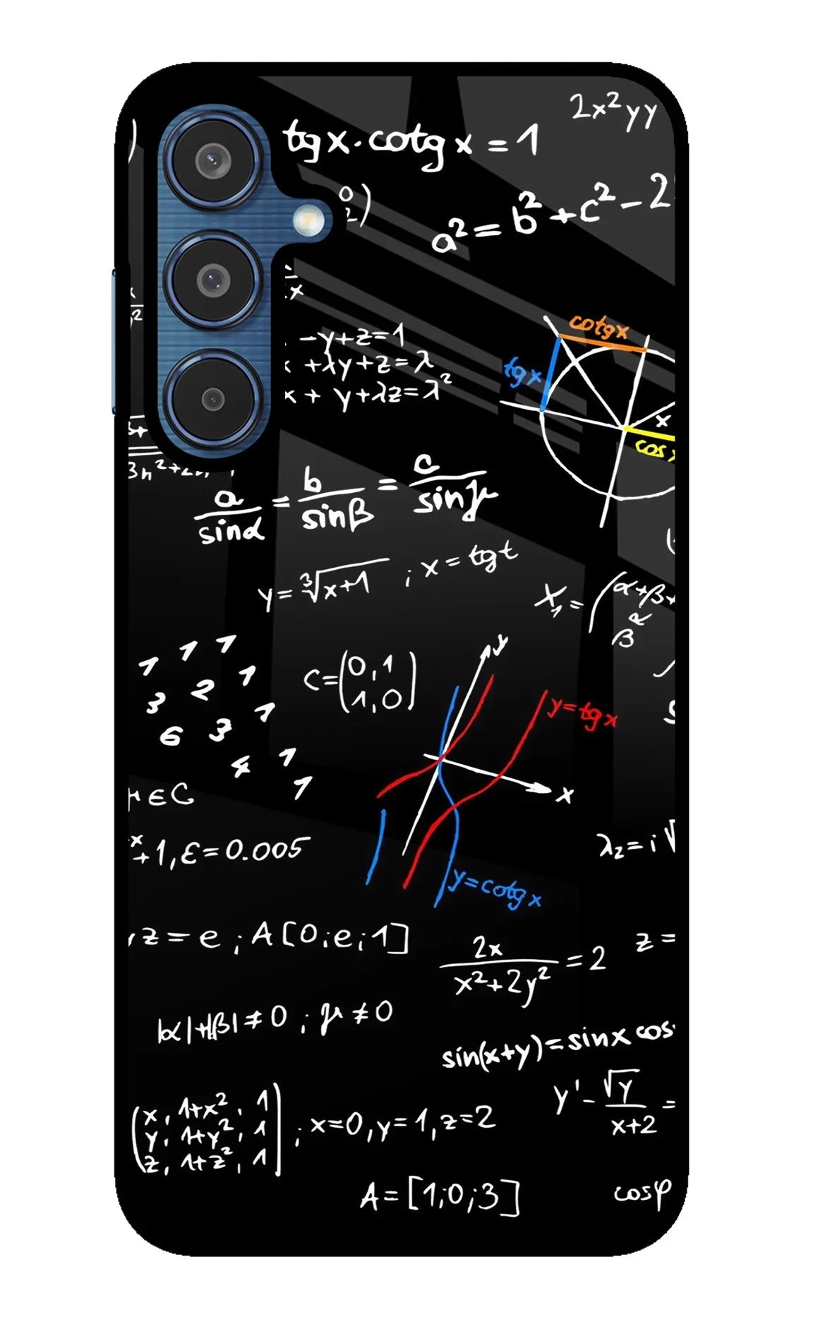 Mathematics Formula Samsung M35 5G Back Cover