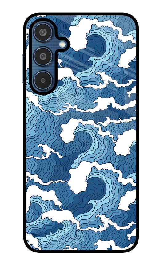 Blue Waves Samsung M35 5G Back Cover