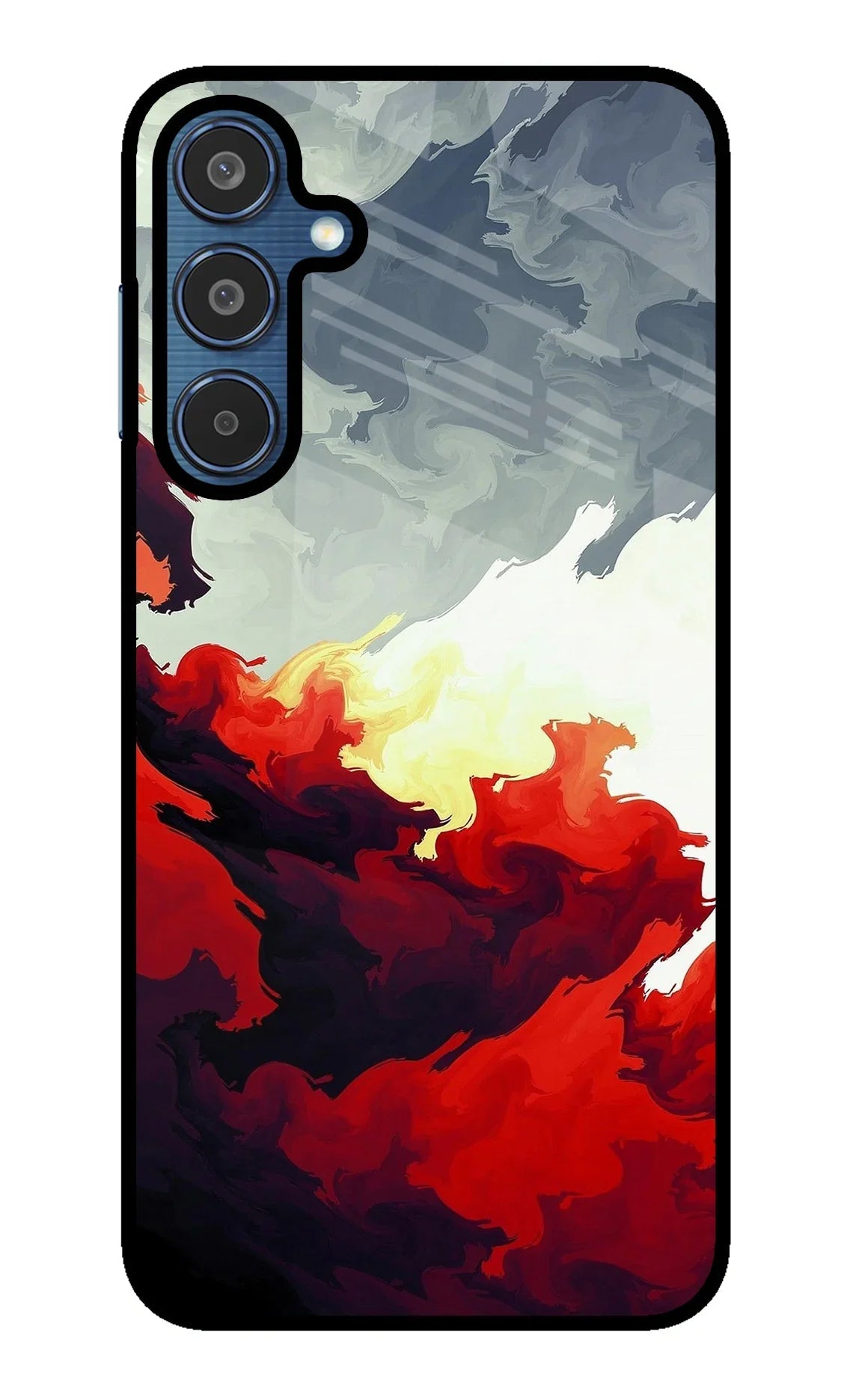 Fire Cloud Samsung M35 5G Back Cover