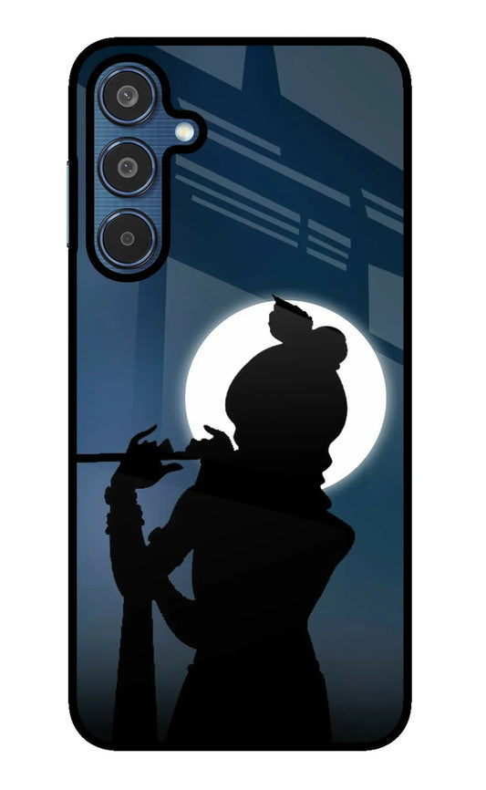 Shri Krishna Silhouette Samsung M35 5G Glass Case