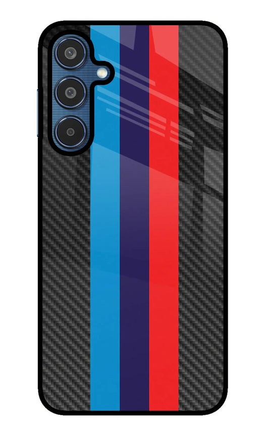 BMW Stripes Pattern Samsung M35 5G Back Cover