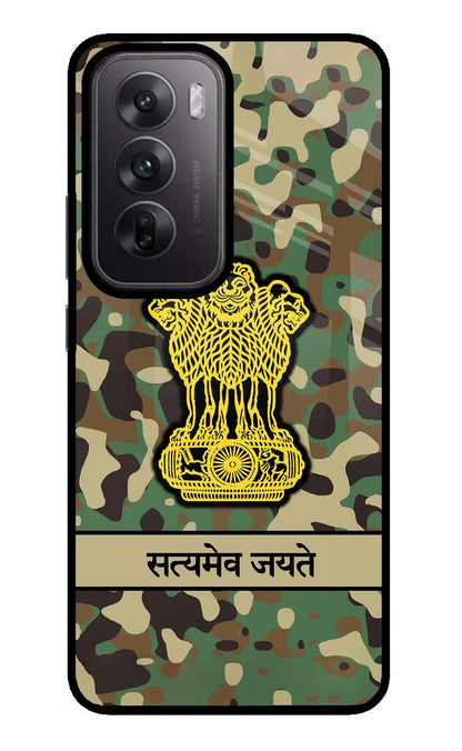 Satyamev Jayate Army Oppo Reno12 5G Back Cover