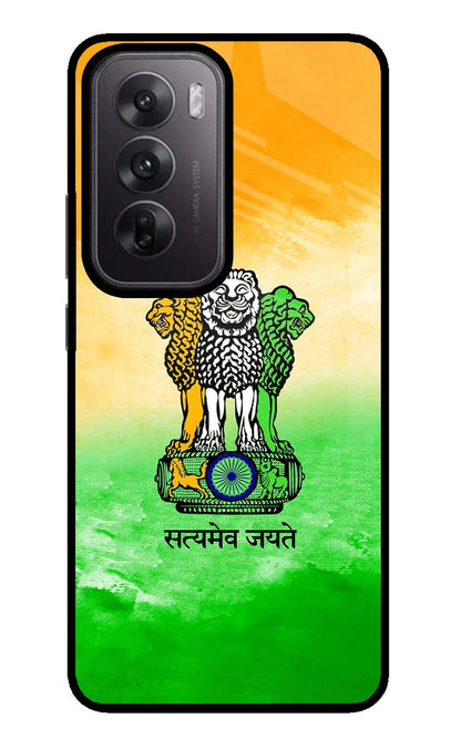 Satyamev Jayate Flag Oppo Reno12 5G Back Cover