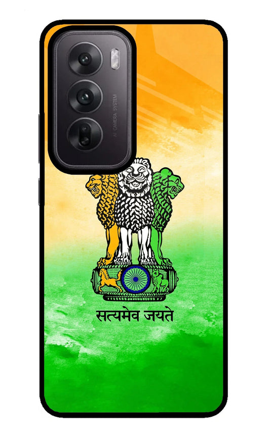 Satyamev Jayate Flag Oppo Reno12 5G Back Cover