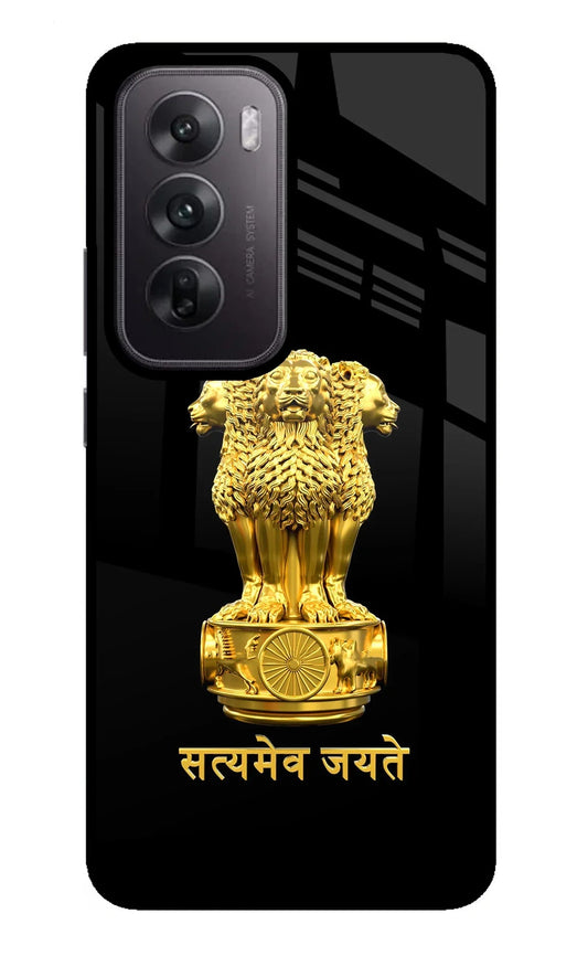 Satyamev Jayate Golden Oppo Reno12 5G Back Cover