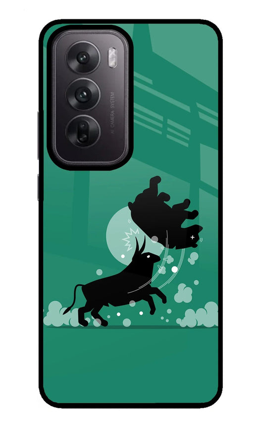 Bull Conqueror Oppo Reno12 5G Glass Case