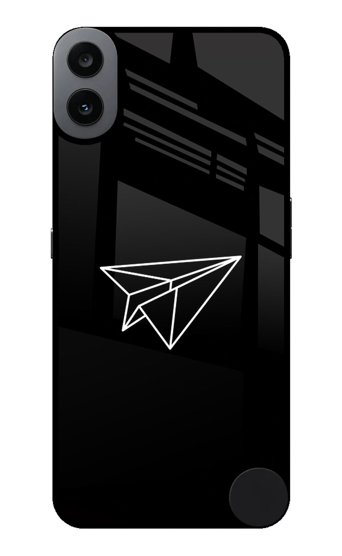 Paper Plane White CMF by Nothing Phone 1 Back Cover