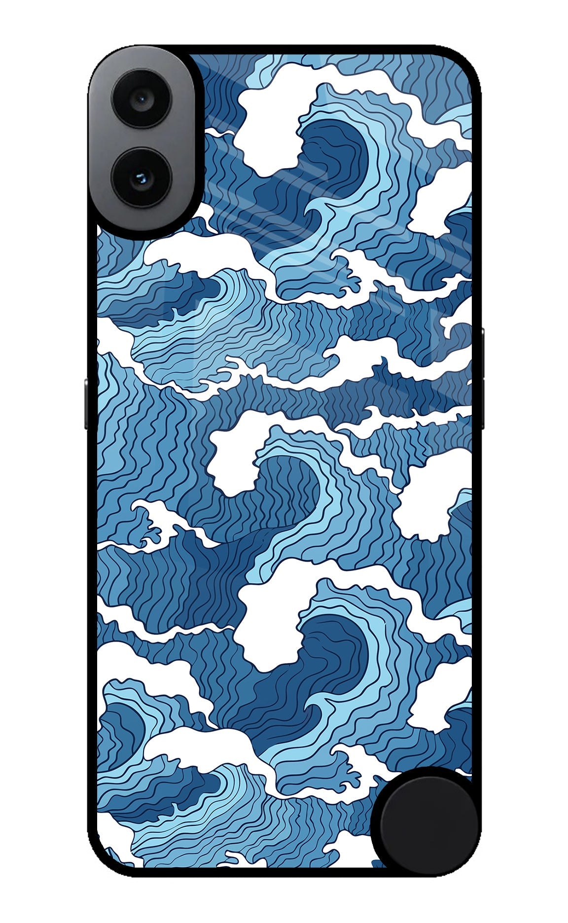 Blue Waves CMF by Nothing Phone 1 Back Cover