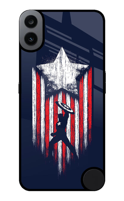 Captain America Marvel Art CMF by Nothing Phone 1 Back Cover