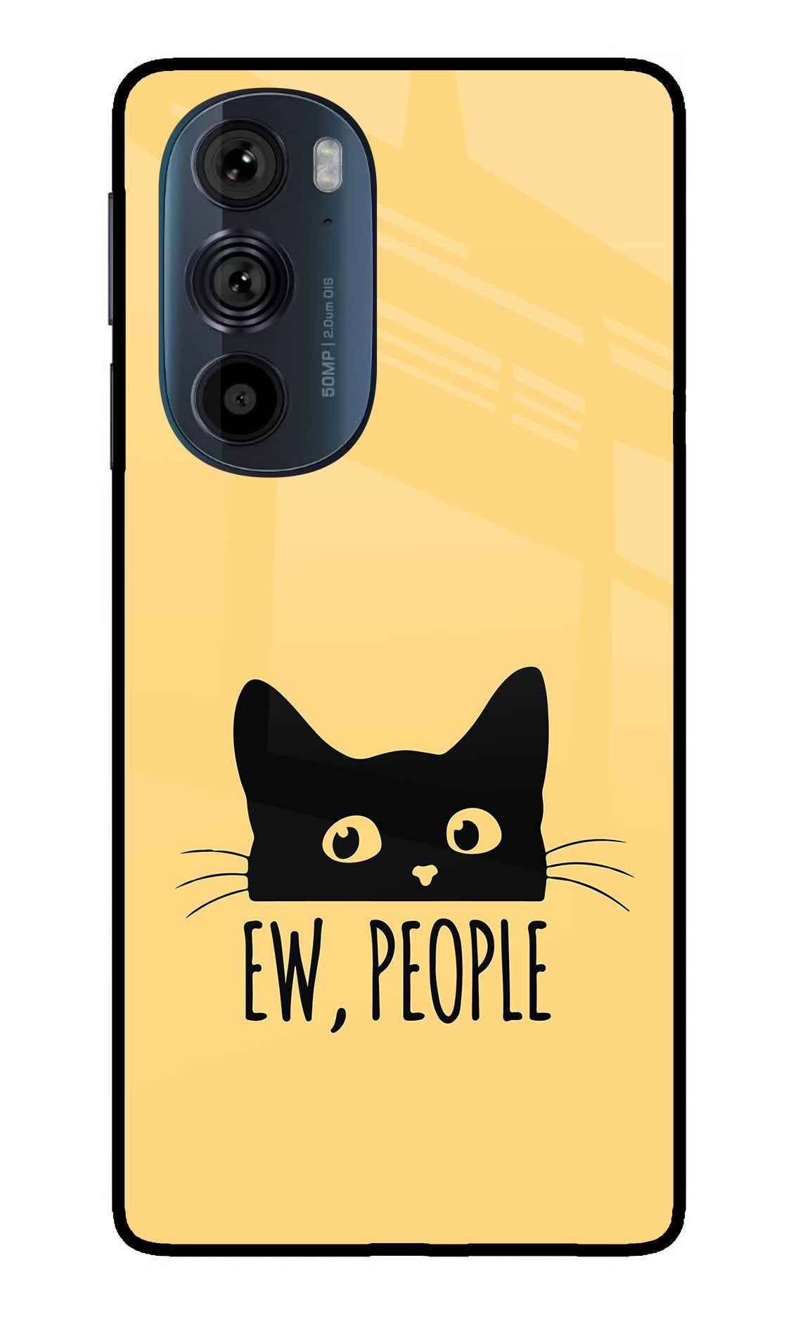 Ew People Catitude Moto Edge 30 Pro Back Cover