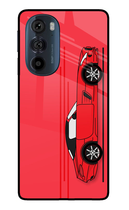 Red Velocity Moto Edge 30 Pro Back Cover
