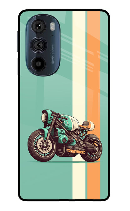 Striped Moto Drift Moto Edge 30 Pro Back Cover