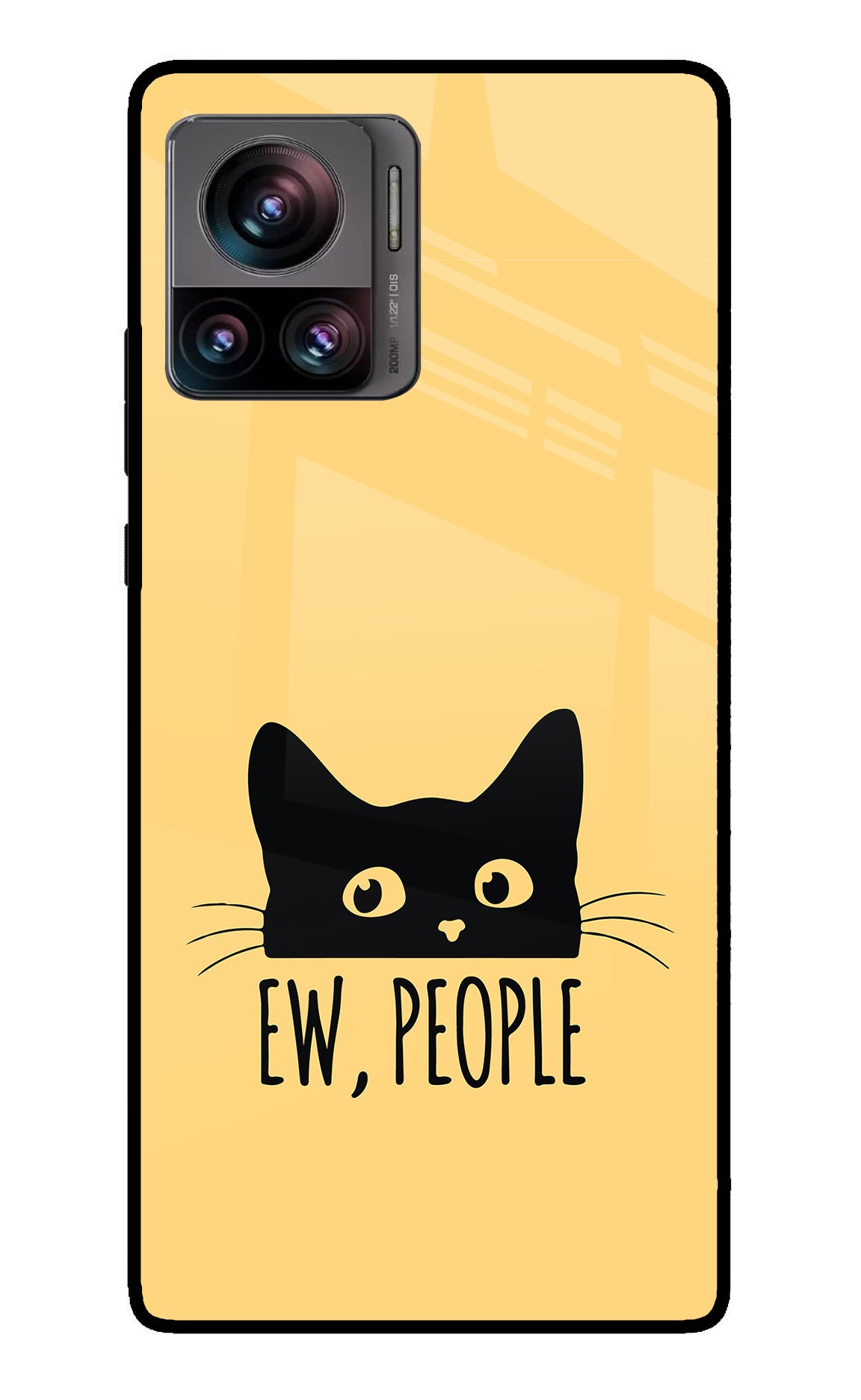 Ew People Catitude Moto Edge 30 Ultra Back Cover