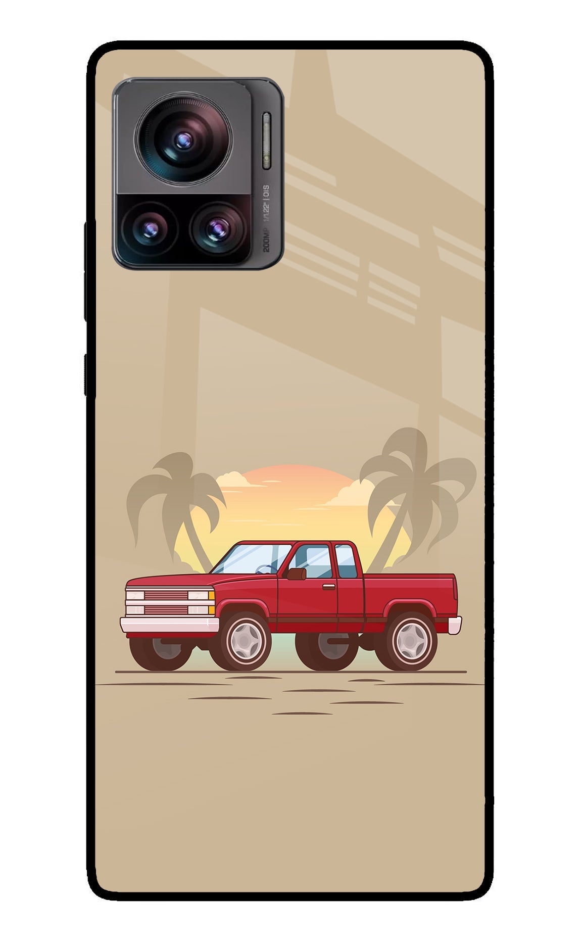 Desert Classic Drive Moto Edge 30 Ultra Back Cover
