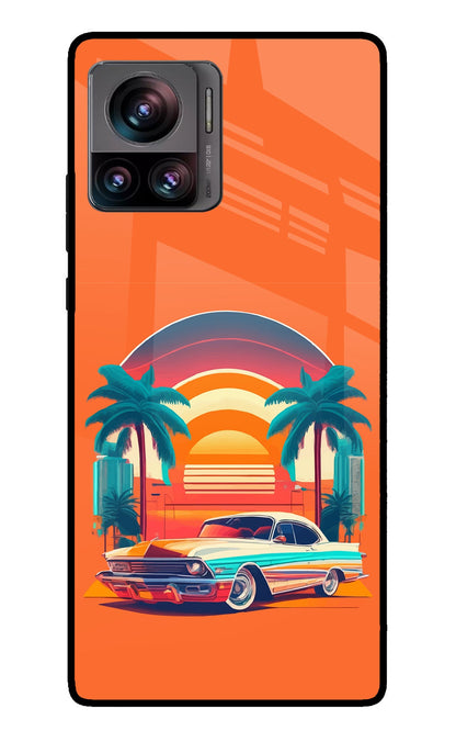 Palm Drive 80s Moto Edge 30 Ultra Back Cover