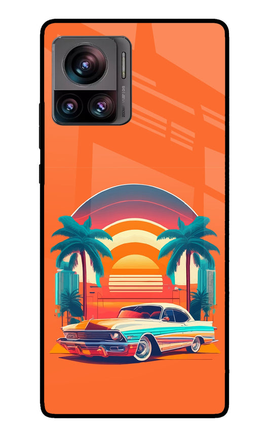 Palm Drive 80s Moto Edge 30 Ultra Back Cover