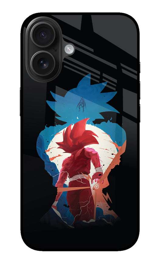 Goku iPhone 16 Glass Case