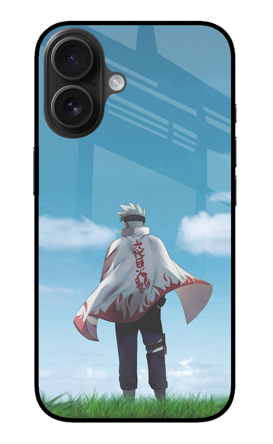 Kakashi iPhone 16 Glass Case