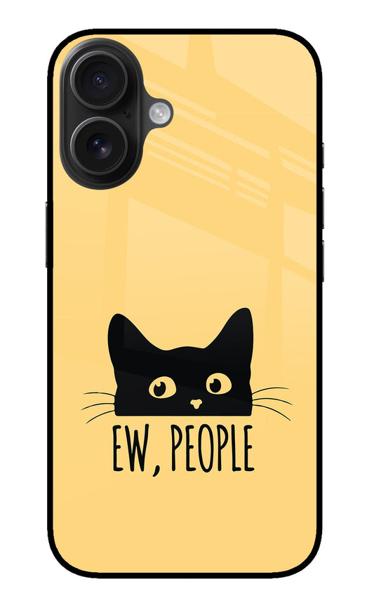 Ew People Catitude iPhone 16 Back Cover