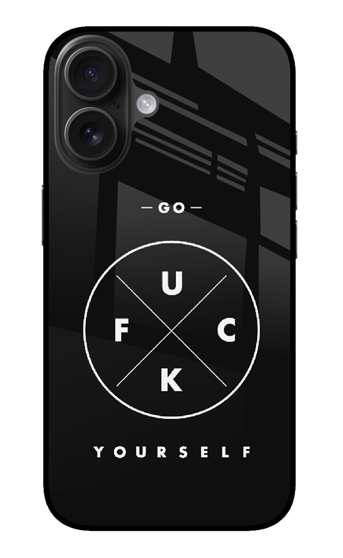 Go Fuck Yourself iPhone 16 Plus Back Cover