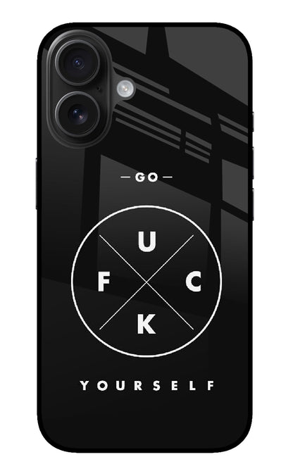 Go Fuck Yourself iPhone 16 Plus Back Cover