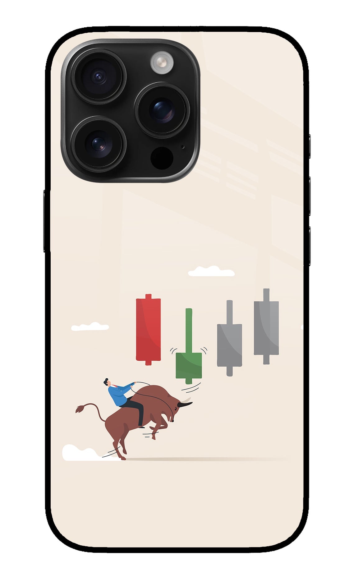 Bull Trading Momentum iPhone 16 Pro Max Back Cover