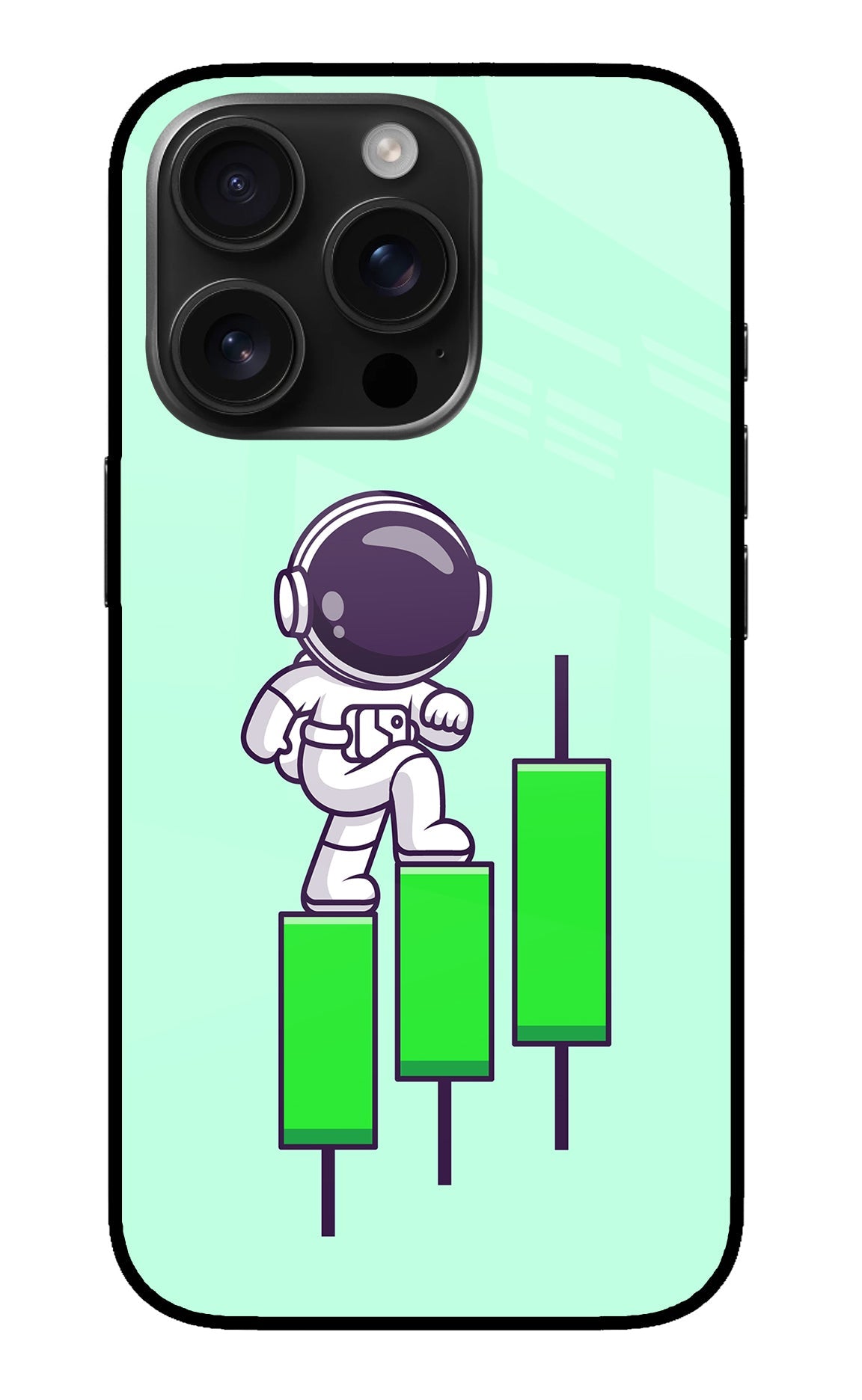 Astronaut Trader iPhone 16 Pro Max Back Cover
