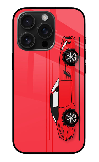 Red Velocity iPhone 16 Pro Max Back Cover