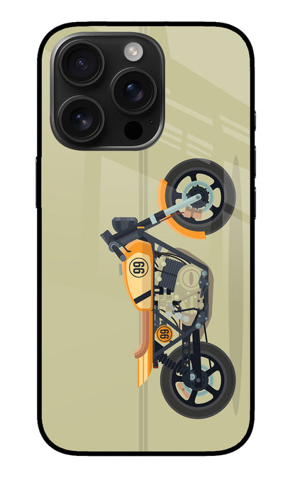 Vertical Speedster iPhone 16 Pro Max Back Cover