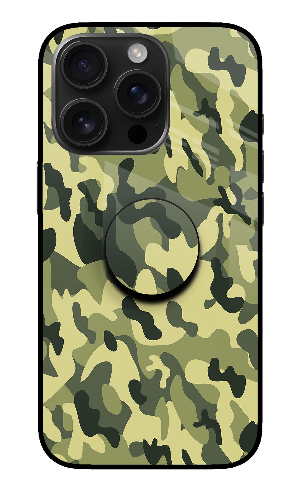 Camouflage iPhone 16 Pro Max Pop Case