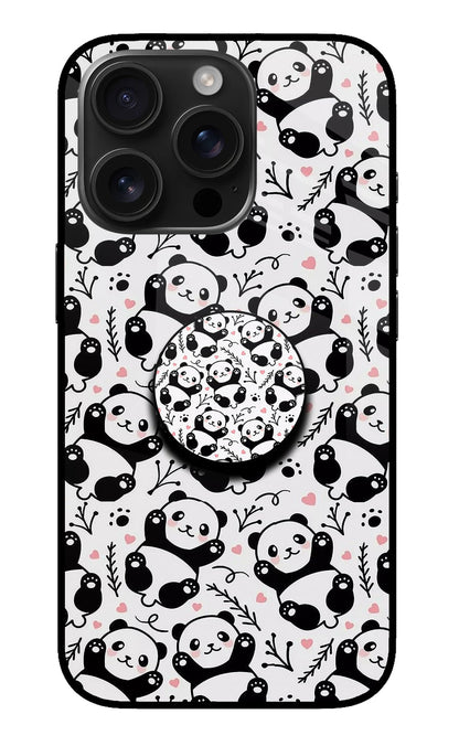 Cute Panda iPhone 16 Pro Max Pop Case