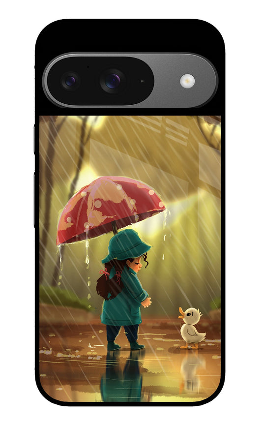 Rainy Day Google Pixel 9 Back Cover