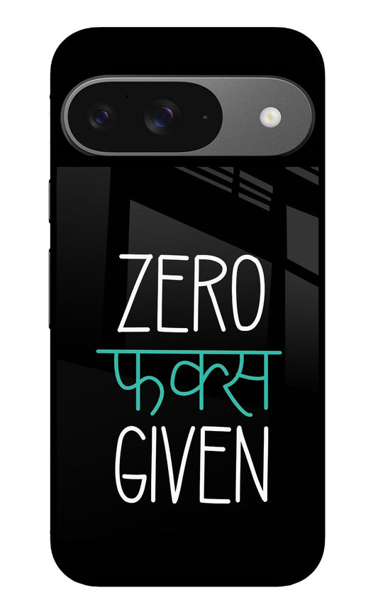 Zero Fucks Given Google Pixel 9 Back Cover