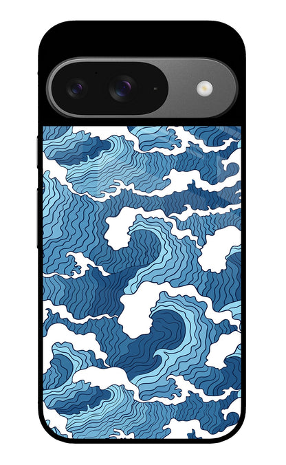 Blue Waves Google Pixel 9 Back Cover