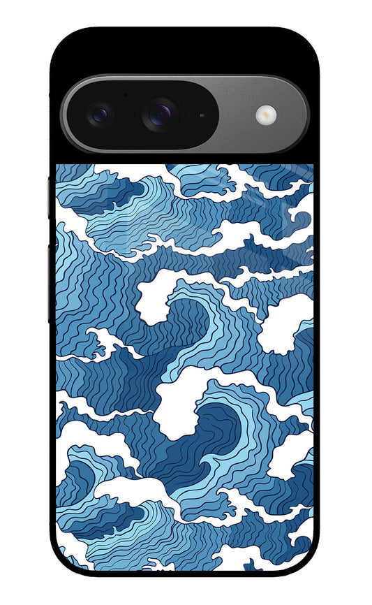 Blue Waves Google Pixel 9 Back Cover