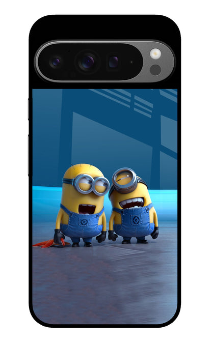 Minion Laughing Google Pixel 9 Pro Back Cover