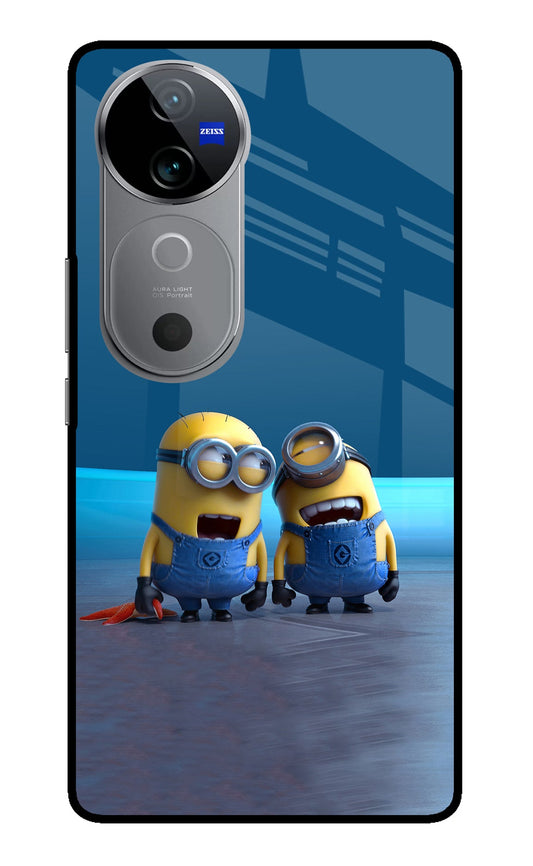 Minion Laughing Vivo V40 5G Back Cover