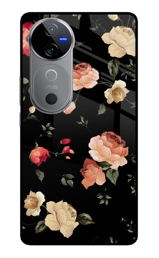 Flowers Vivo V40 5G Back Cover