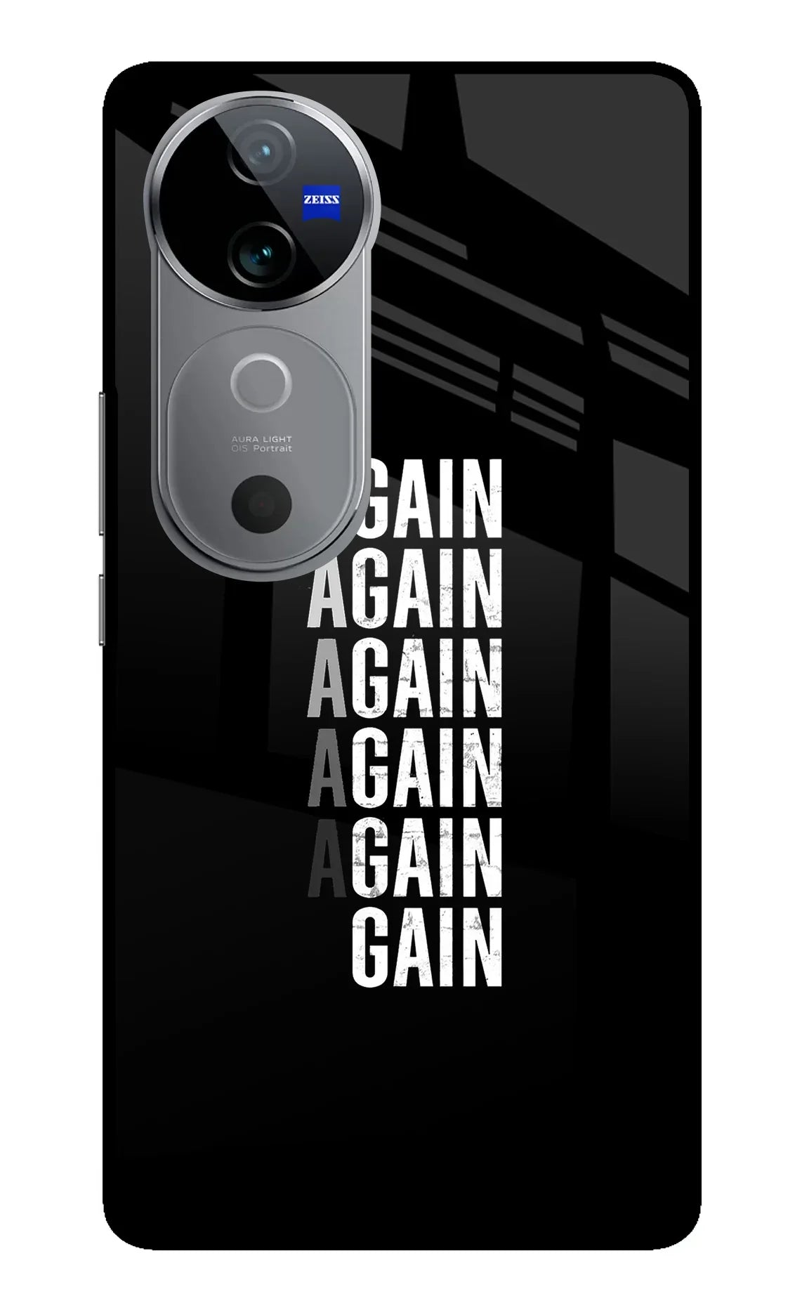 Again Again Gain Vivo V40 5G Glass Case