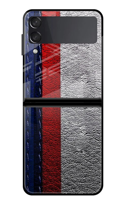 BMW Stripes Samsung Galaxy Z Flip3 Back Cover