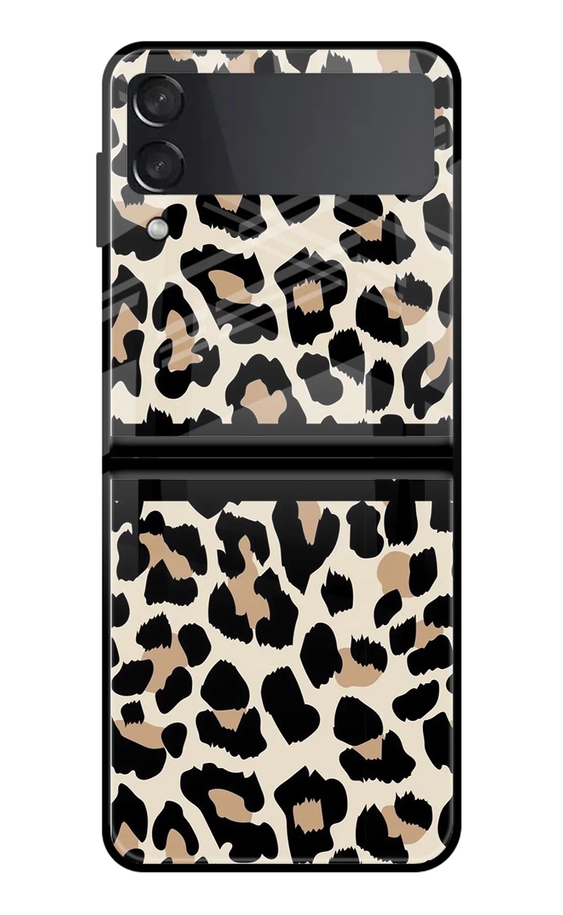 Leopard Print Self Love Samsung Galaxy Z Flip3 Back Cover
