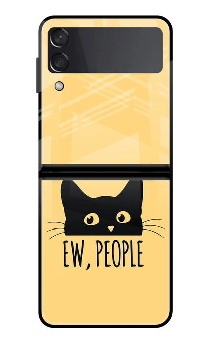 Ew People Catitude Samsung Galaxy Z Flip3 Back Cover