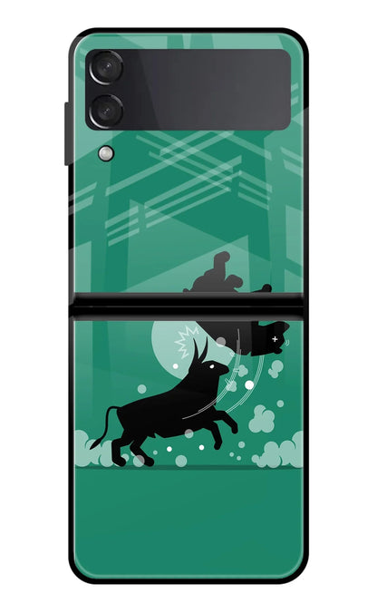 Bull Conqueror Samsung Galaxy Z Flip3 Back Cover