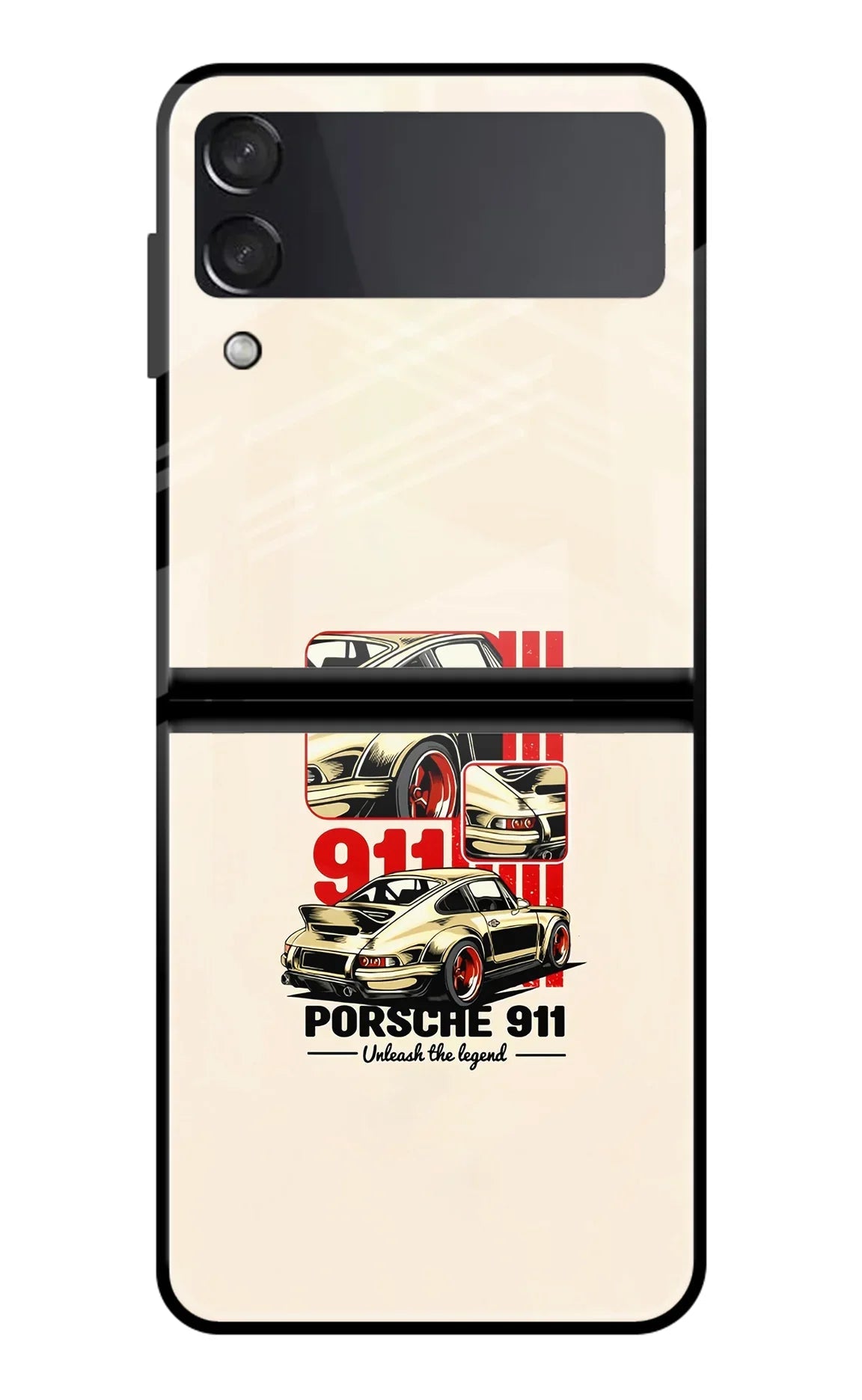 Classic Porsche 911 Samsung Galaxy Z Flip3 Back Cover