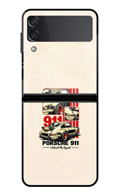 Classic Porsche 911 Samsung Galaxy Z Flip3 Back Cover